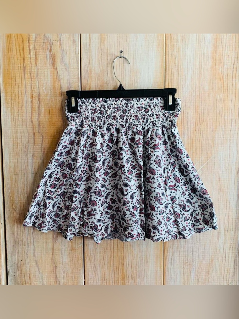 Paisley Cottagecore Mini Skirt